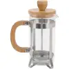 Ahşap Detaylı 600 ml Cam French Press