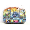 Ahşap İstanbul Temalı Magnet Alk4366