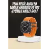 Akıllı Saat Unısex Zarif Görünümlü Titanyum Kasa Amoled Ekran Müzik Dinleme