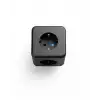 Akım ve Voltaj Korumalı Küp Priz 3 USB Destekli