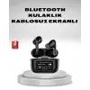 Aktif Gürültü Engelleme (ANC) Kablosuz Bluetooth Kulaklık – Dijital Ekranlı, Dokunmatik ve Uzun Pil Ömürlü