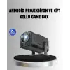 Android Projeksiyon Game Box – 1280x720p HD Çözünürlük, Bluetooth,HDMI ve USB Girişli