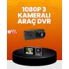 Araç İçi Güvenlik Kamerası | 3 Kanallı, 24 Saat Park Kaydı Destekli