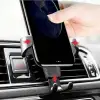 Araç İçi Klima Izgarasına Takılabilen Plastik Oto Telefon Tutucu Gravity
