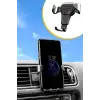 Araç İçi Klima Izgarasına Takılabilen Plastik Oto Telefon Tutucu Gravity