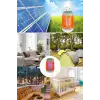 Askılı Solar Enerji İle Şarj Olabilen Sinek Öldürücü Kamp Feneri Işıldak