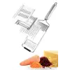 Ayarlanabilir 3 Farklı Başlıklı Tutmalı Sebze Dilimleyici Peynir Rendeleyici Aparat