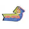 Bar Open Temalı Ledli Bar Tabelası
