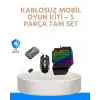 Bluetooth 5.3 Mobil Oyun Kiti – PUBG ve CODM İçin 5 Parça Set