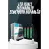 Bluetooth Hoparlör Taşınabilir Şarjlı Işıklı Büyük Boy Yüksek Ses Kaliteli