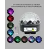 Bluetooth Kontrollü Masaüstü Disko Topu Işığı – Renkli LED Işık Gösterisi ve Uzaktan Kumanda