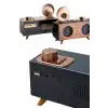 Bluetooth Nostalji Speaker Radyo Gramofon Ahşap Renk Vintage