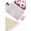 Bluetooth Touchpad Klavye 10.9 inch Kablosuz Wifi Q Klavye Slim