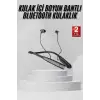Boyun Askılı 100 Saat Kablosuz Kulaklık Göstergeli Bluetooth Kulaklık