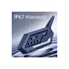 Bt62 Motosiklet Kask Kulaklığı Bluetooth Intercom 2 Intercom Bağlantılı