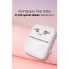 C9 Pembe Mini Yazıcı Taşınabilir Termal Yazıcı Kablosuz Bağlantı AP Kontrol Cep Yazıcısı