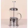 Çelik Kulplu Cam French Press - 350 ml