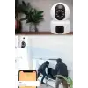 Çift Kameralı Wifi Bağlantılı Gece Görüşlü Ev Tipi Güvenlik Kamerası YoSee