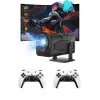 Çift Kollu Game Box Projeksiyon Cihazı Kumandalı Android Tv Dahili Hoparlör