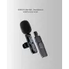 Çift Mikrofonlu Kablosuz Kayıt Seti iPhone Uyumlu Mini Mikrofon