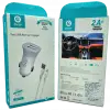 Çift Usb Girişli (iphone) Kablolu Araç Şarj Aleti Dvip C01-L