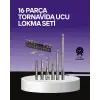 Çok Amaçlı 16lı Bits Uç Seti Dayanıklı Tornavida Adaptör