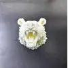 Dekoratif Beyaz Ayı Duvar Heykeli Asılabilir Hediyelik 25x19 cm