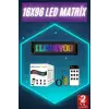 Digital Araba Yazısı Ekran Matrix En Büyük Boy Matrix LED Panel 19*96 pıxel