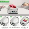 Dijital Mutfak Terazisi Paslanmaz Çelik Elektronik Lcd Ağırlık 5 Kg Ölçeklii Pişirme Ölçü Aleti