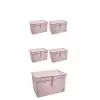 Düzenleyici Kutu Organizer Cırtlı Saklama Hurç Maxi Boy 30cm X 40cm X 50cm (5 Adet)