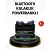 E10 Kablosuz Bluetooth Kulaklık – 3D Ses, Powerbank Şarj Kutusu