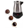 Elektrikli Cezve 800 Watt Paslanmaz Çelik Türk Kahve Makinesi Saplı
