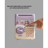 Elektronik Şifreli ATM Görünümlü Çocuk Kumbarası Mor