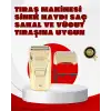 Erkek Saç Sakal Tıraş Makinesi Kablolu Altın Renk Dayanıklı