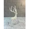 Geyik Figürü Beyaz Modern Salon ve Raf Dekoru