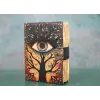 Göz Tasarımlı Deri Defter