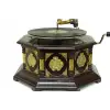 Gramofon Sekizgen Bronz Kakma