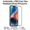 İphone 16 Plus - Antistatik Cam Tam Kaplayan Ekran Koruyucu