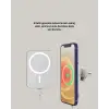 iPhone Serileri ile Uyumlu MagSafe Manyetik Araç Telefon Tutucu ve Şarj Cihazı