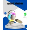 Kablosuz Mikrofonlu Astronot Tasarım Bluetooth Speaker Karaoke