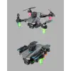 Katlanabilir Drone 1080P Kamera 0-100m Uçuş Mesafeli