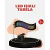 Kayan Yazı Destekli RGB LED Reklam Paneli USB ile Kolay Kurulumlu