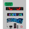 Kayan Yazı Destekli RGB LED Reklam Paneli USB ile Kolay Kurulumlu