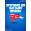 Kırmızı Çocuklara Özel Para Fırlatma Makinesi Para Saçma Tabancası