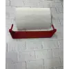 Kırmızı Peçete Askısı Mutfak Duvar Tipi Peçetelik Organizer