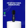 Lightning Girişli 2’li Kablosuz Yaka Mikrofonu Çift Kişilik Kayıt