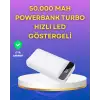 Lightning ve Type-C Girişli 50000mAh Powerbank