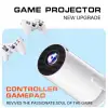 M300 MAX Retro video oyunu konsolları Android 11 sistemi mini taşınabilir akıllı projektör 720p ev projektör 64GB 46000 + oyunlar