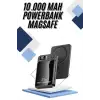 Magsafe Powerbank 10.000 mAh 22.5 Watt Hızlı Şarj Göstergeli Kablosuz Taşınabilir Şarj