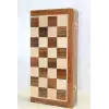 Mıknatıs Taşlı Ahşap Katlanabilir Kutulu Satranç Oyunu 40 Cm G225